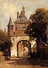 A City Gate by Johannes Christiaan Karel Klinkenberg